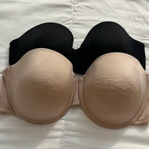 Strapless bra